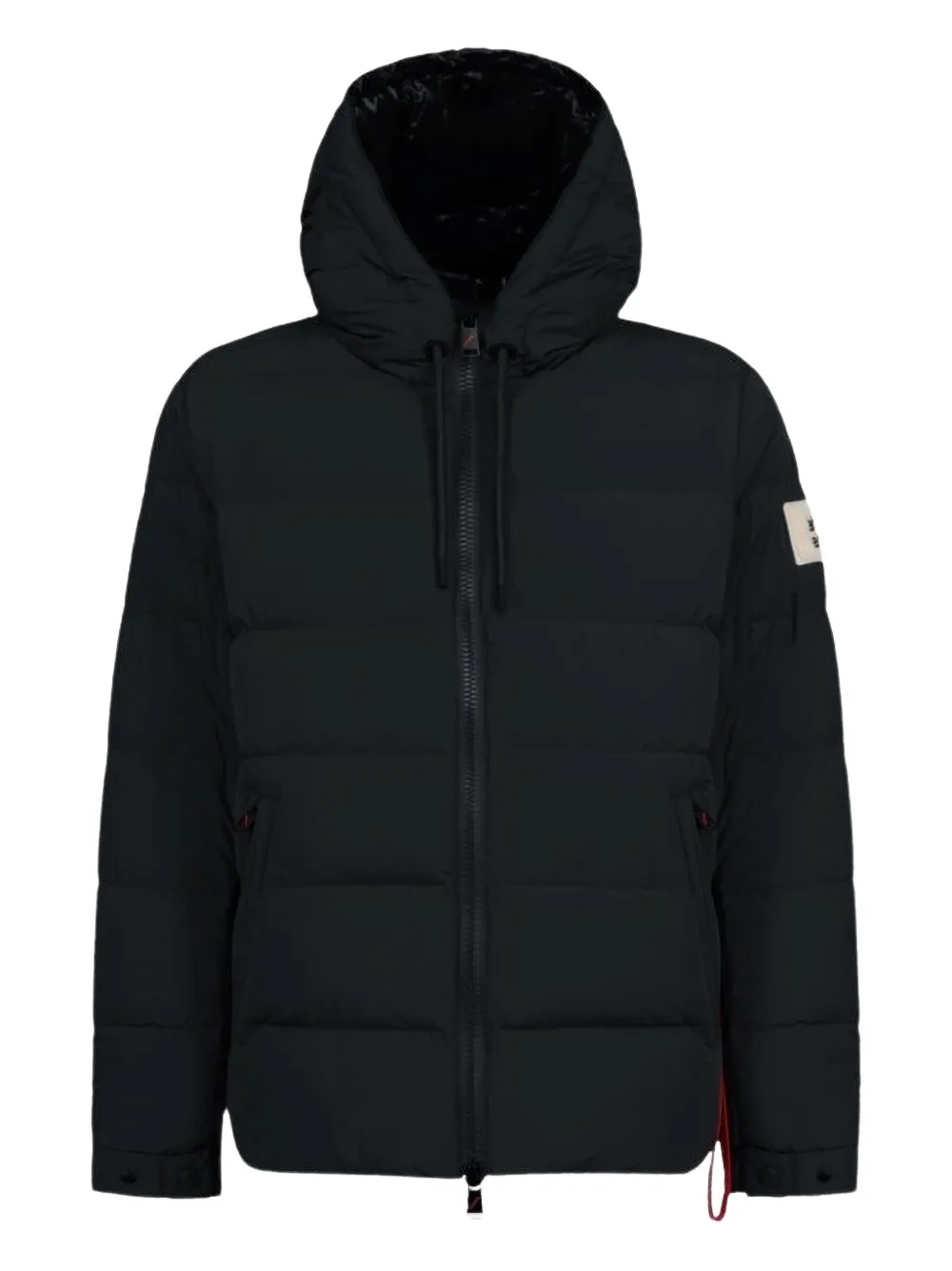 AFTER LABEL hooded puffer jacket | Black | Image 1
