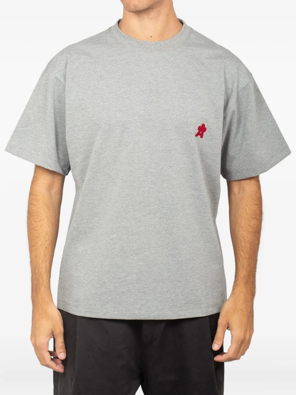 A Paper Kid Short-sleeve T-shirt In Gray
