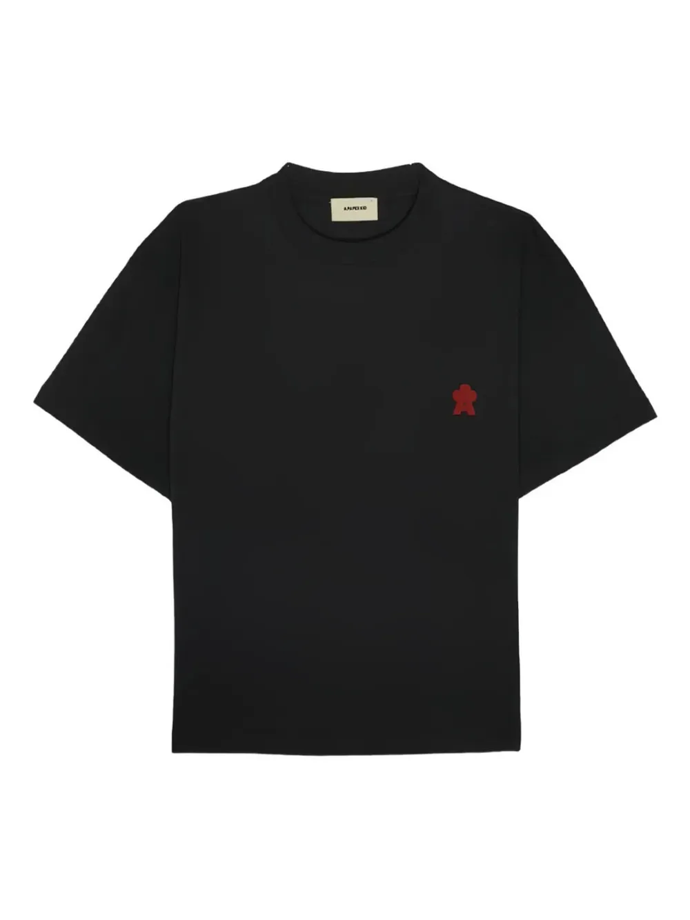 A Paper Kid logo-embroidered T-shirt | Black | Image 1