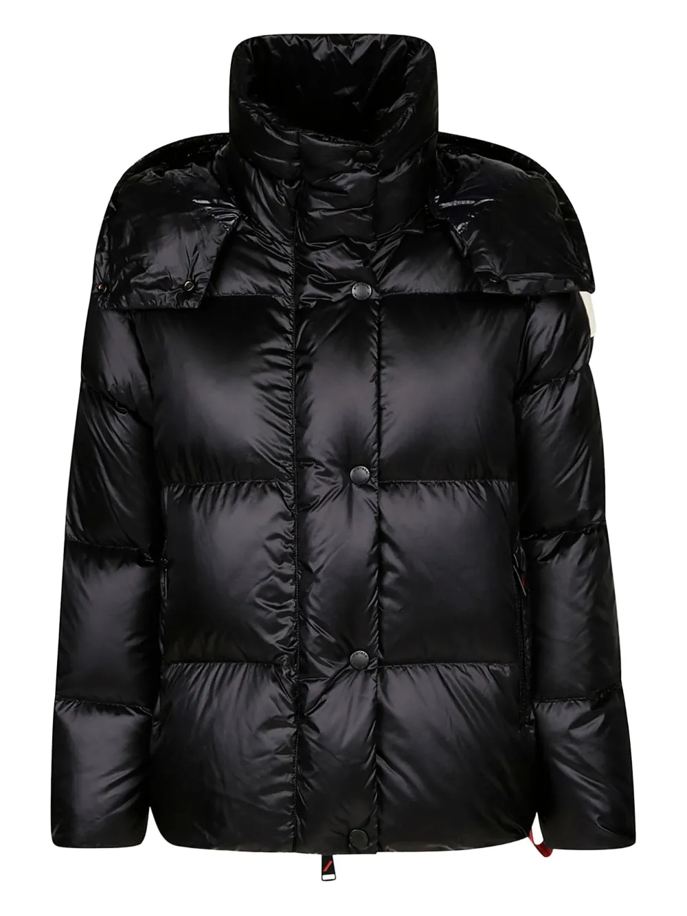 AFTER LABEL hooded-neck quilted jacket | Black | Image 1