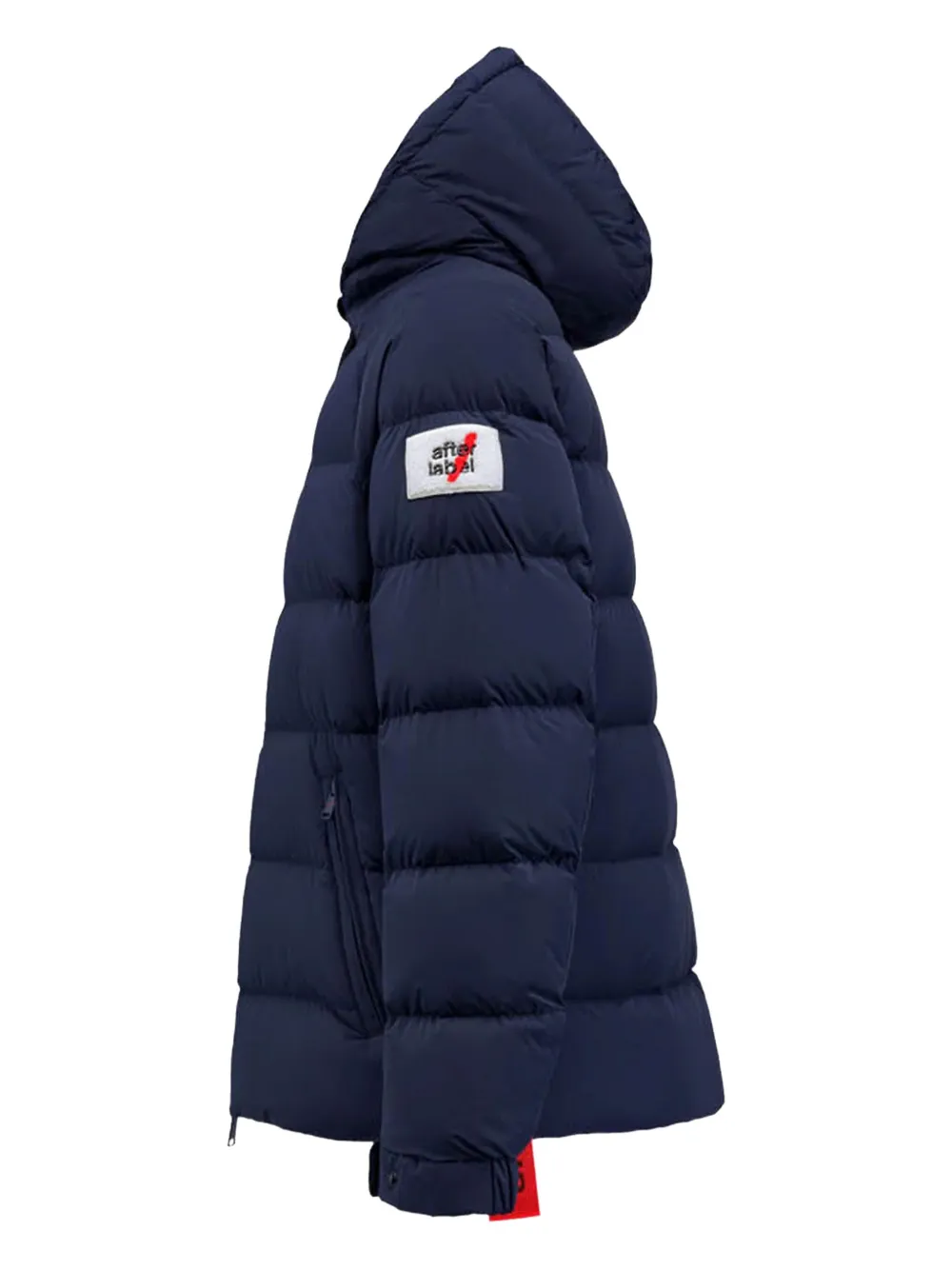 AFTER LABEL Donsjack met capuchon Blauw