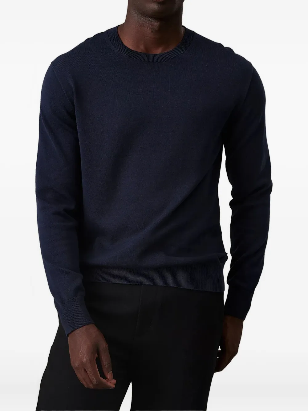 Calvin Klein Cotton Sweater In Blue