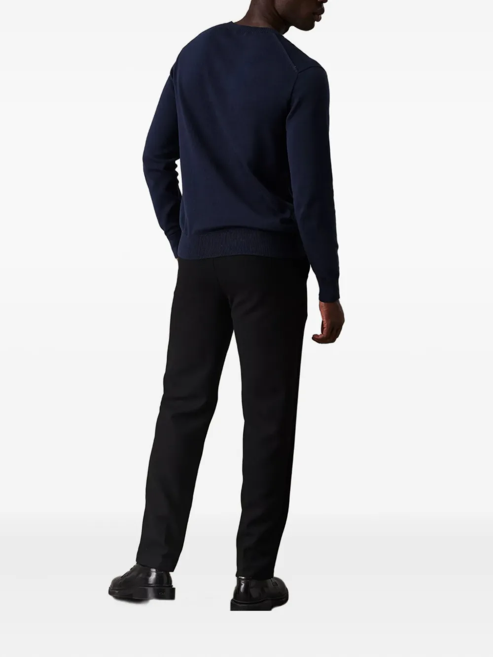 Calvin Klein cotton sweater - Blauw