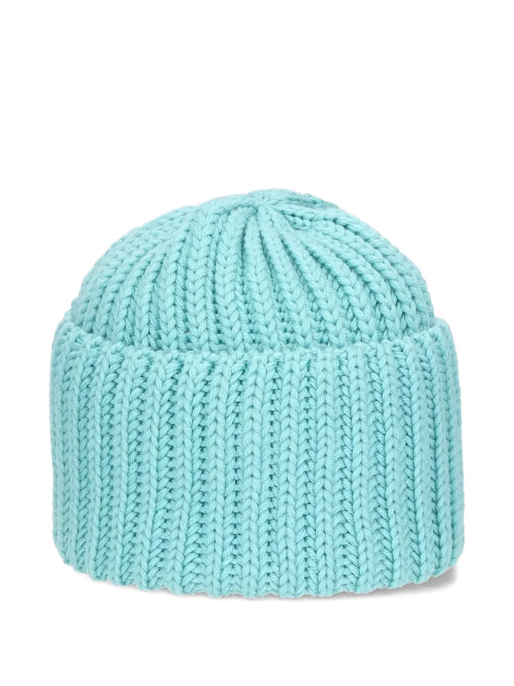 Borsalino Ribgebreide muts Groen