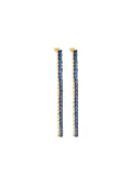 Izabel Display Tenis square earrings - Gold