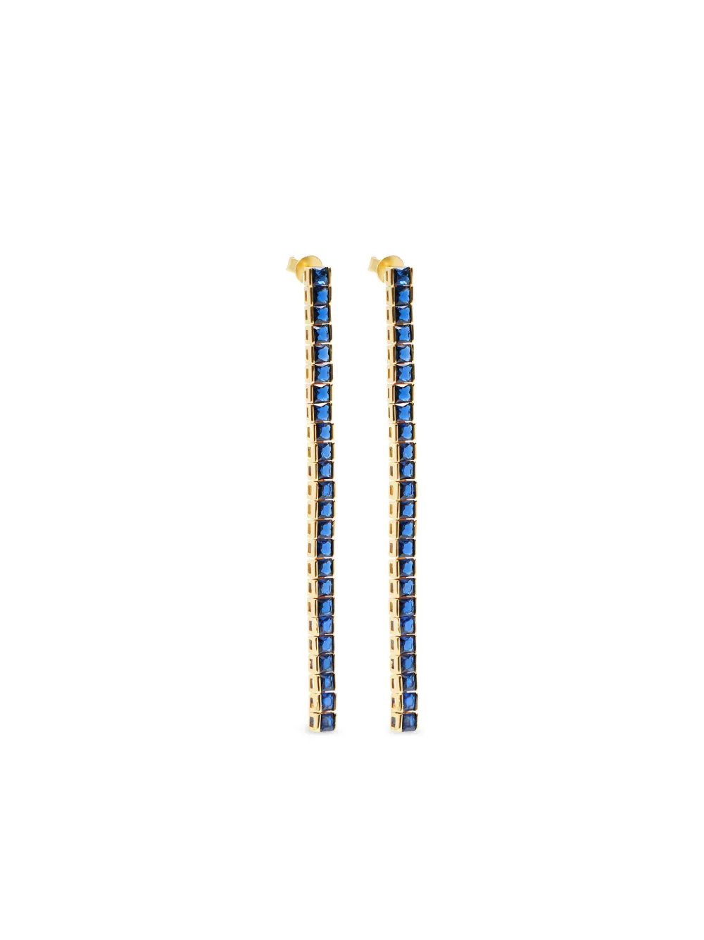 Izabel Display Tenis square earrings | Gold | Image 1