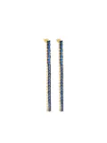 Izabel Display Tenis square earrings - Gold