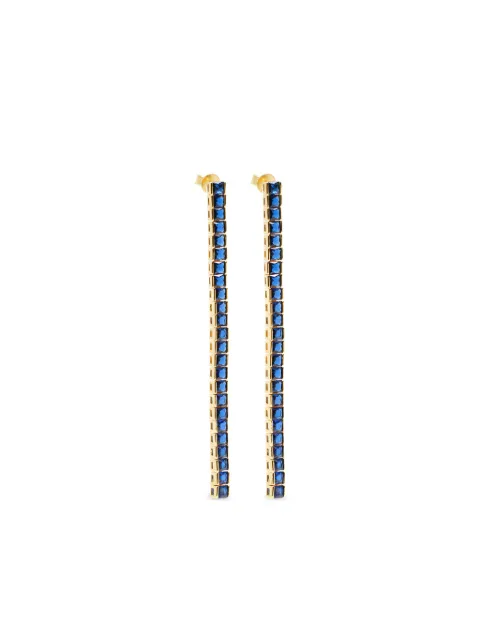 Izabel Display Tenis square earrings