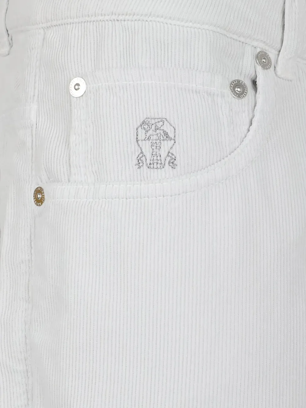 Brunello Cucinelli Broek met vijf zakken Grijs