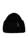 Borsalino ribbed-knit beanie hat - Black