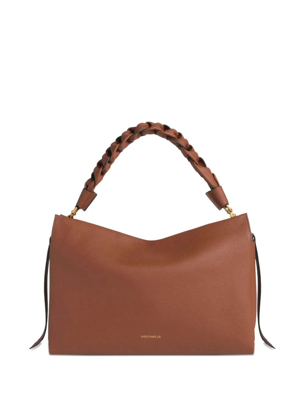 Coccinelle Boheme leather tote bag - Bruin