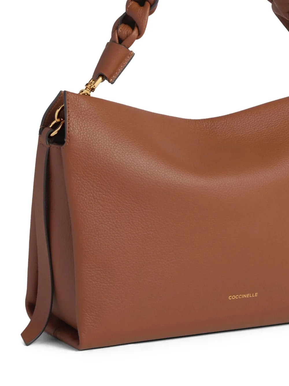 Coccinelle Boheme leren shopper Bruin