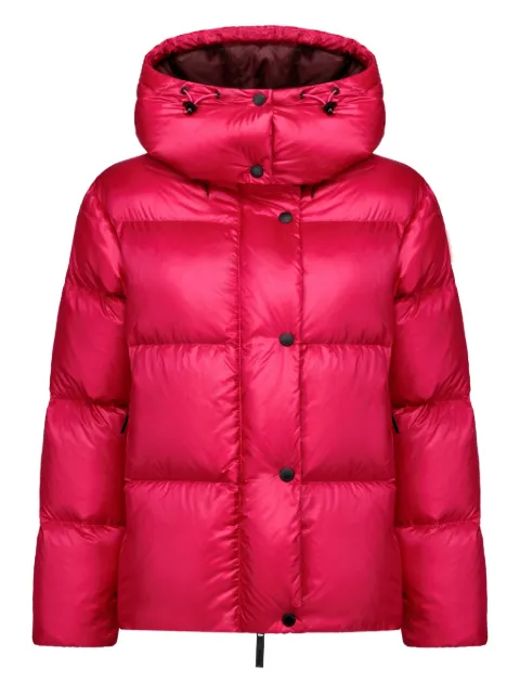 AFTER LABEL zip-fastening hooded puffer jacket