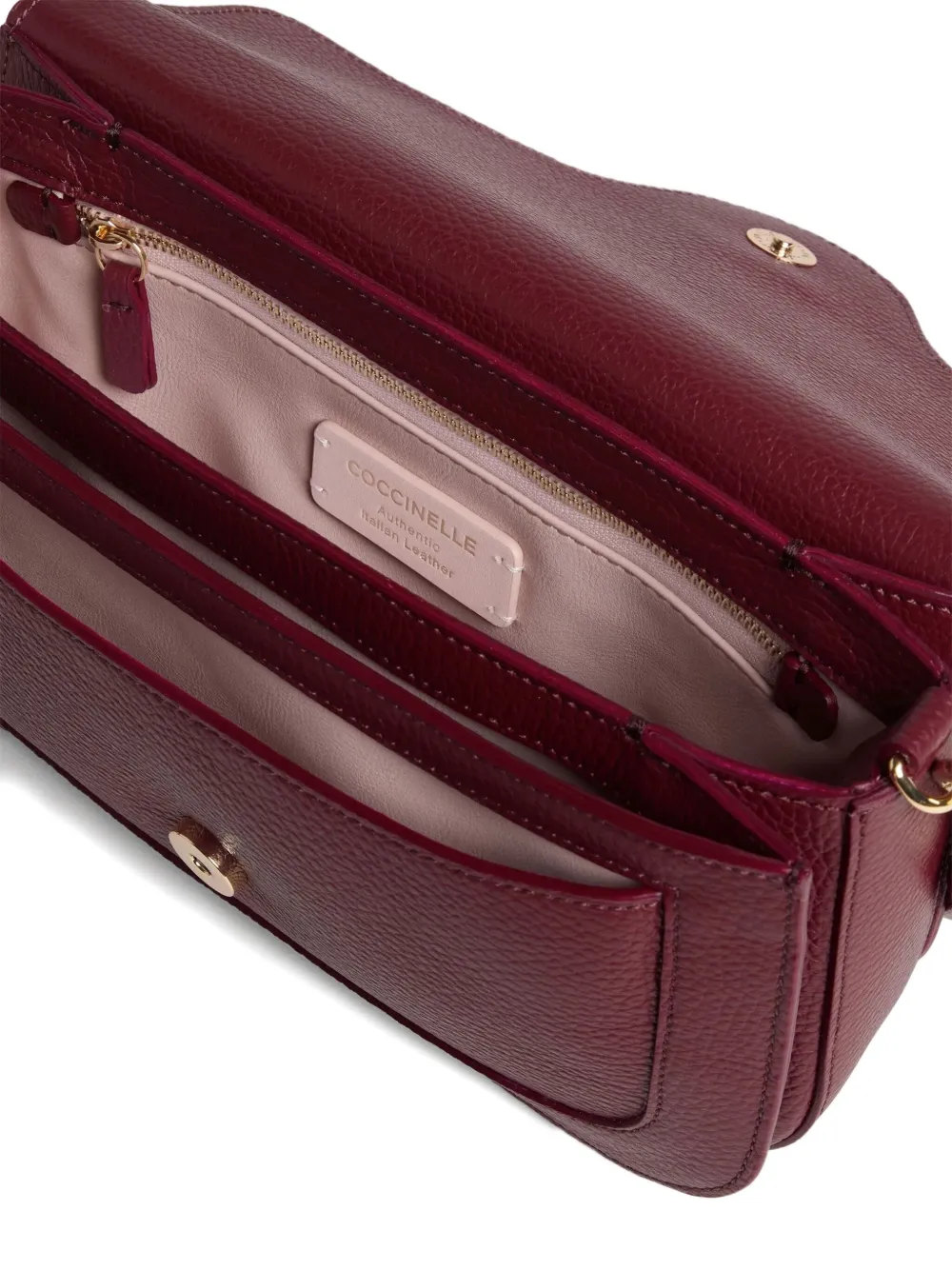 Coccinelle Medium C-me Shoulder Bag In Red