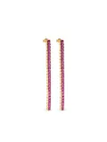Izabel Display tennis-style earrings - Gold