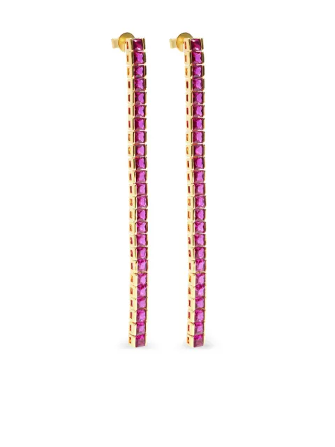 Izabel Display tennis-style earrings
