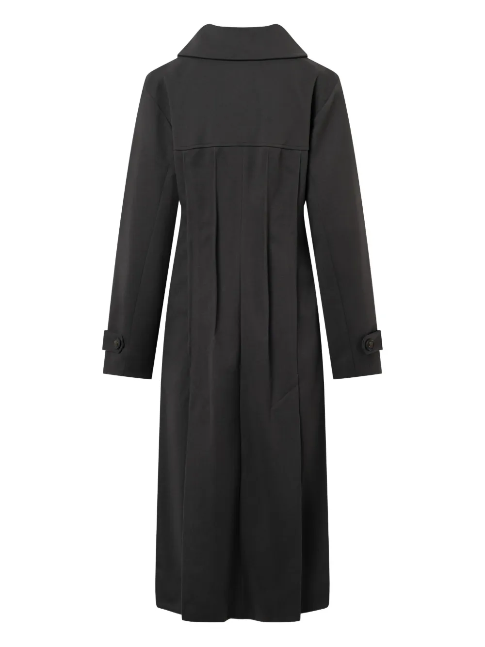 Elena Velez pleated button-fastening coat | Trench Coats & Raincoats | Image 2