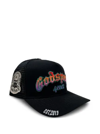 Godspeed トラッカーハット ブラック GODSPEED GS LOGO TRUCKER HAT (BLACK/TANGERINE) | Brand,G-L