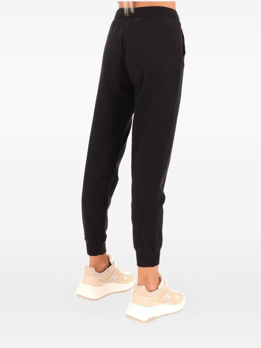 Deha Drawstring-waist Track Pants In Black