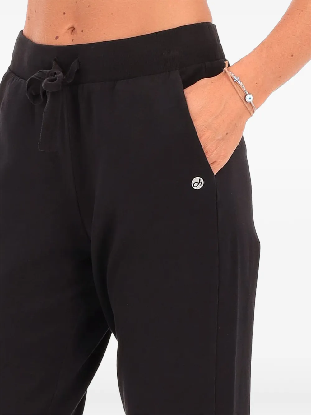 DEHA Trainingsbroek met trekkoordtaille Zwart
