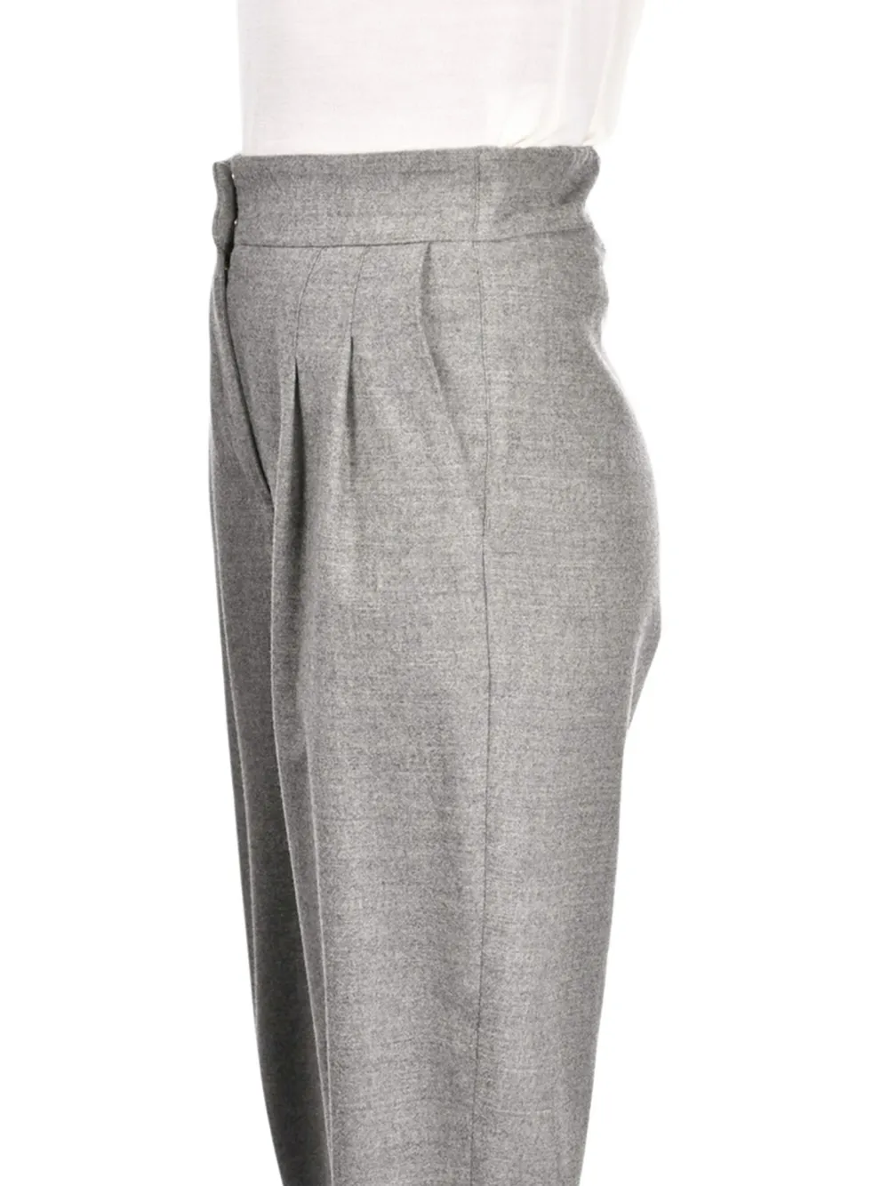 Gran Sasso Pleated Trousers In Gray