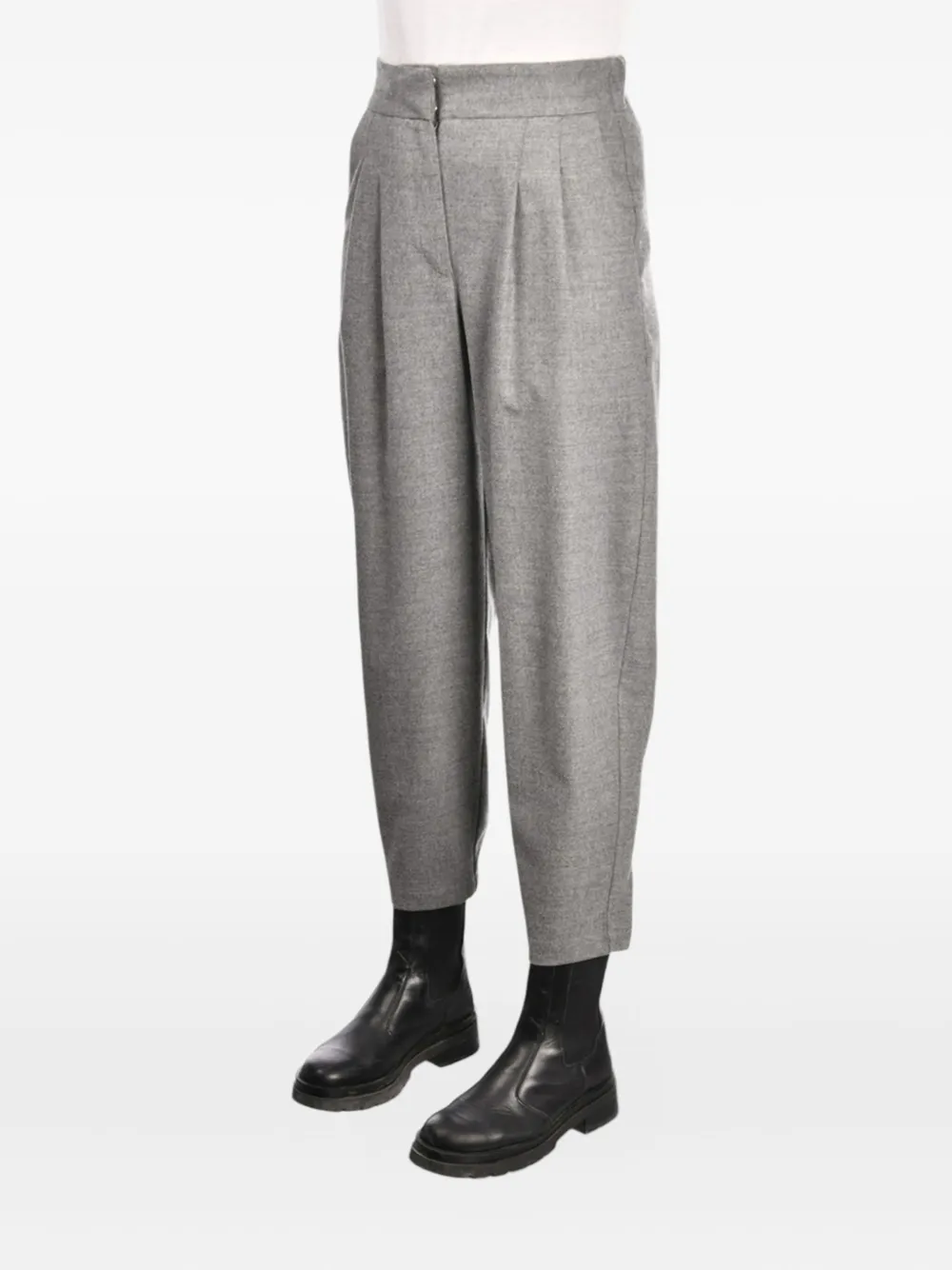 Gran Sasso pleated trousers - Grijs