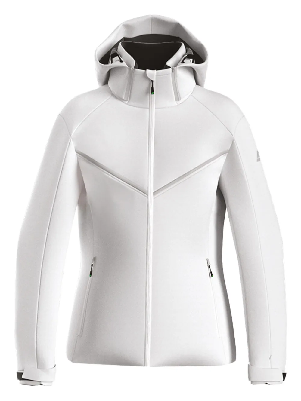 ENERGIA PURA hooded panelled jacket | White | Image 1
