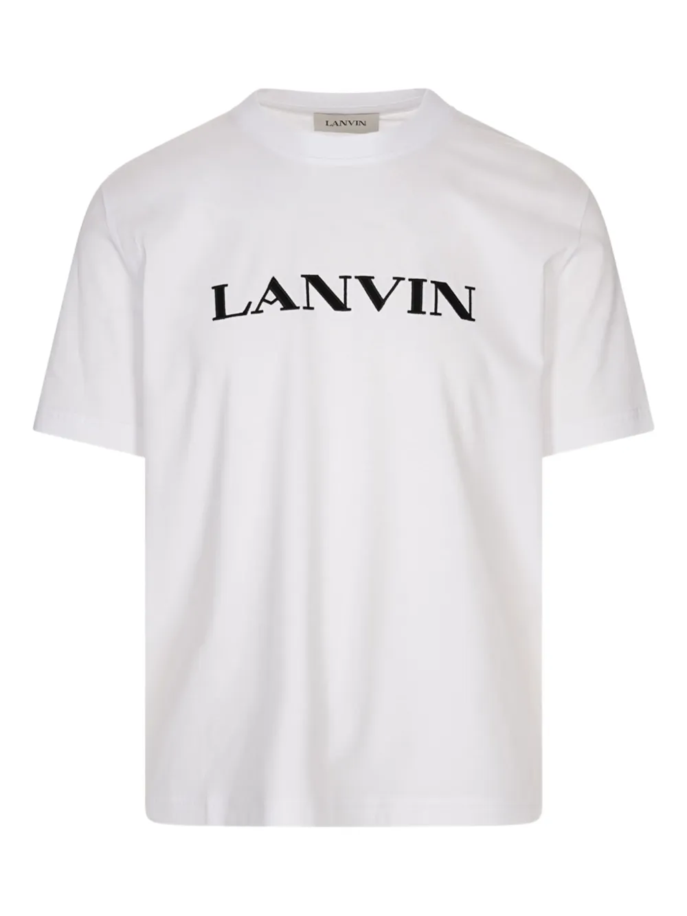 Lanvin logo-embroidered cotton T-shirt | White | Image 1