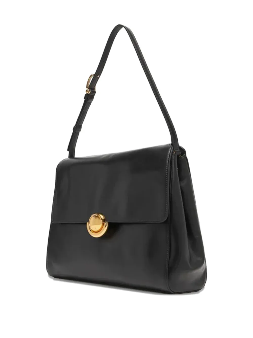 Furla Medium Domus Shoulder Bag In Black