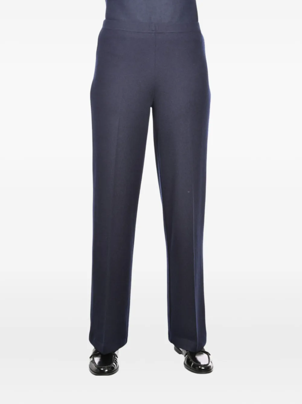 Gran Sasso Elasticated Trousers In Blue