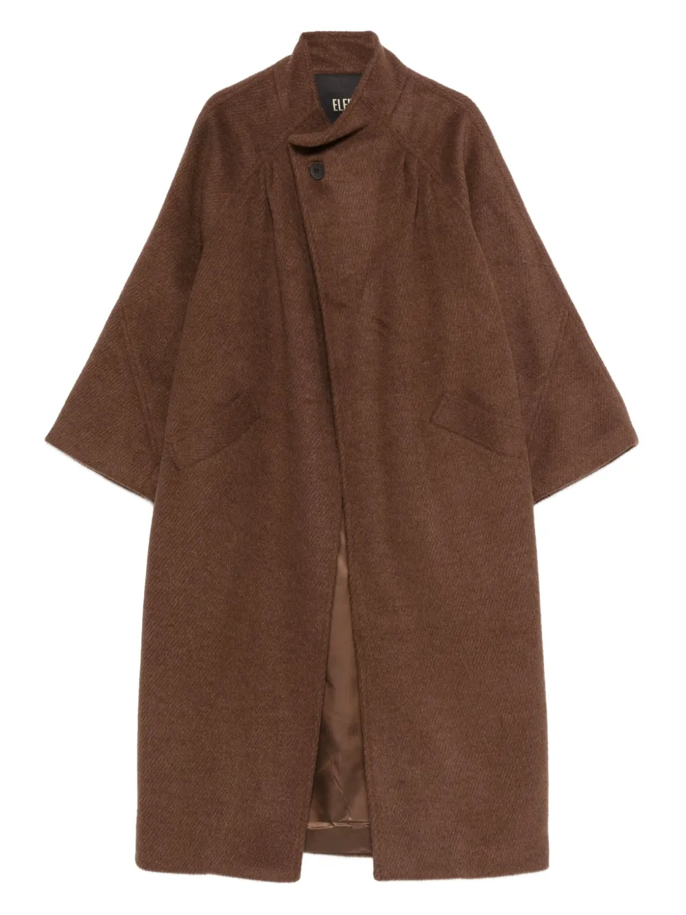 Eleh single-button wool coat | Brown | Image 1