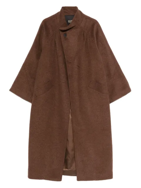 Eleh single-button wool coat