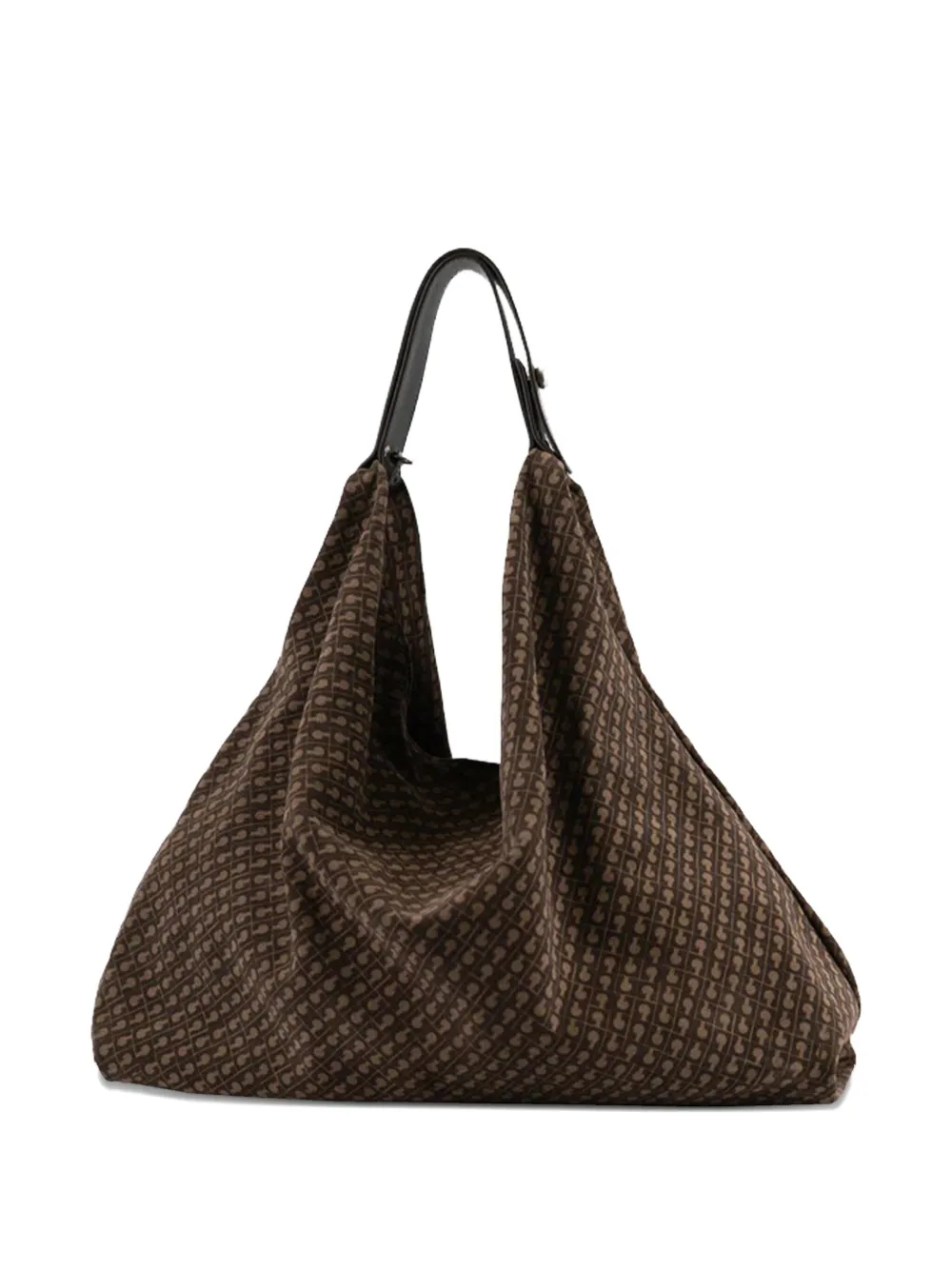 Gherardini medium -print shoulder bag - Bruin