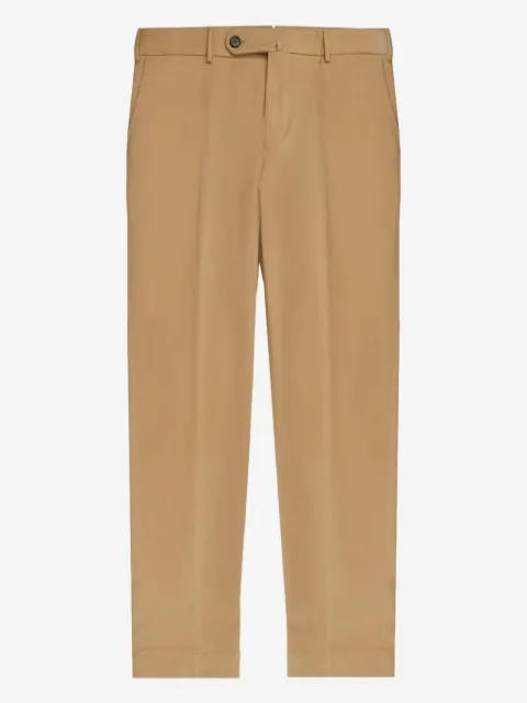 Incotex flat-front trousers