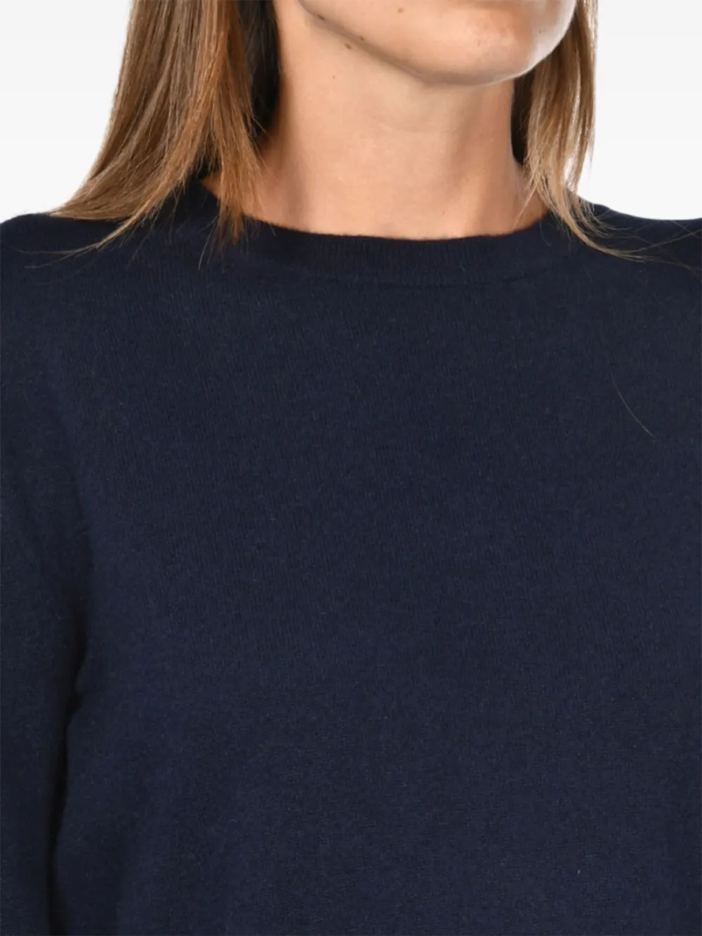 Gran Sasso Sweater met zijsplit Blauw