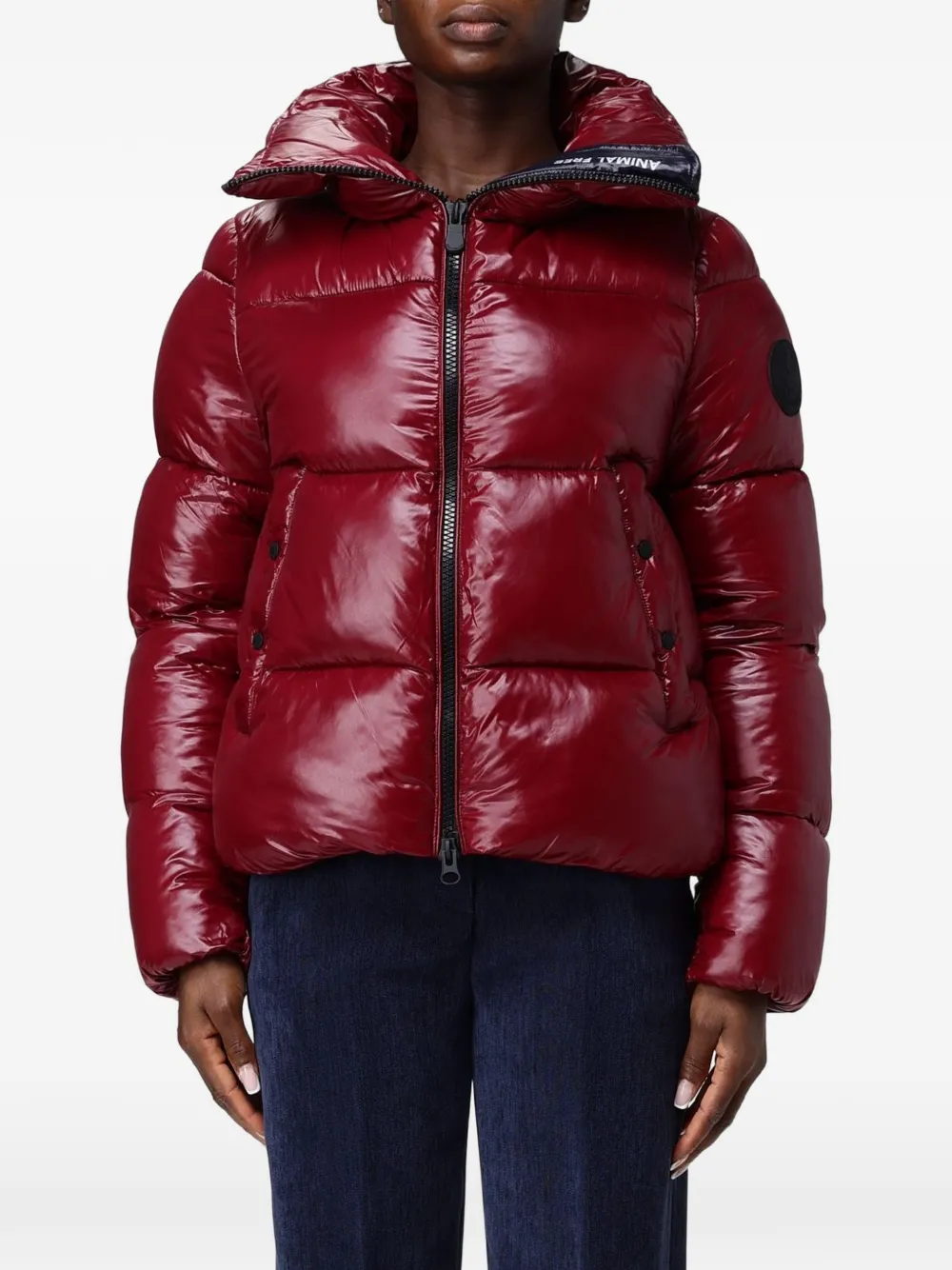 Save The Duck logo-patch padded jacket