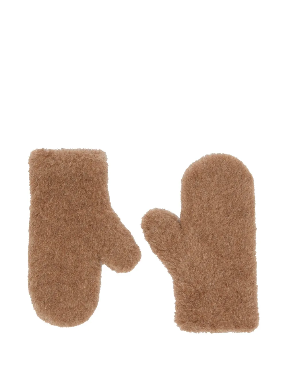 Max Mara faux-fur gloves - Bruin