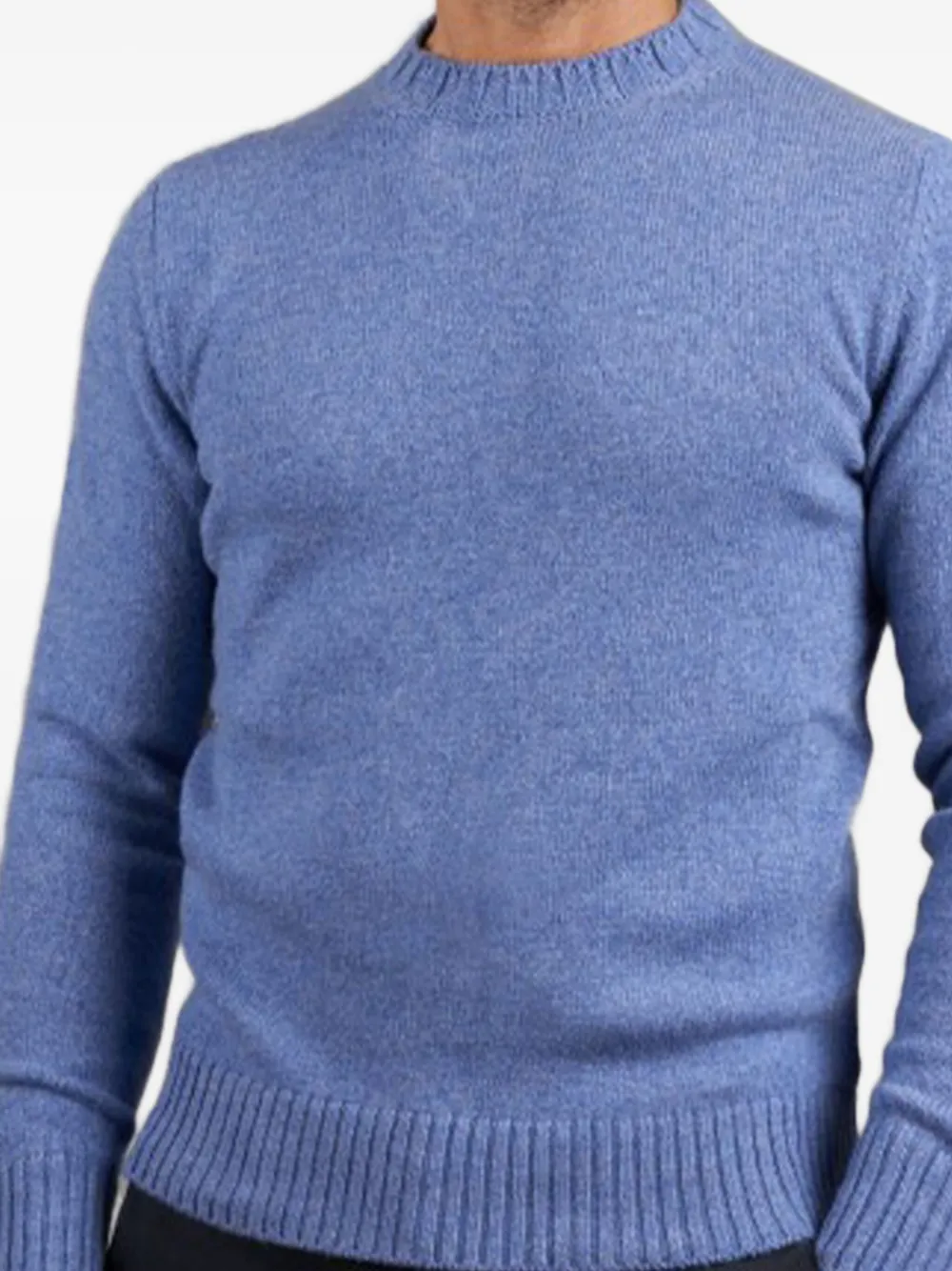 Sonrisa Wollen trui met ronde hals - Blauw