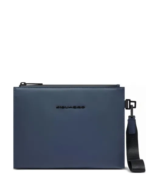 PIQUADRO detachable-strap clutch bag