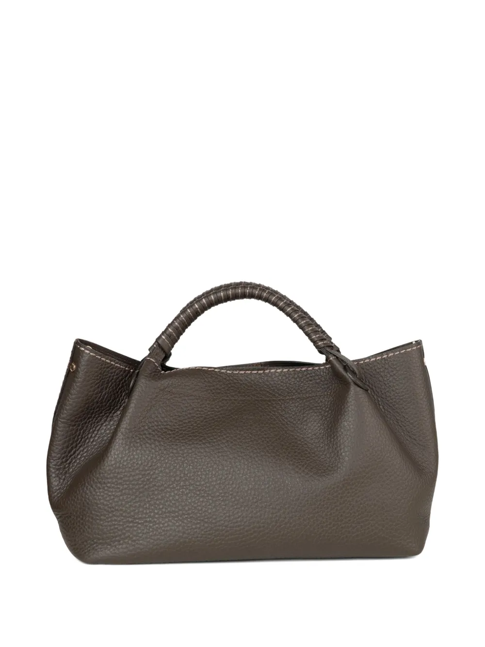 VISONA` MIA pebble-leather hanbag - Bruin