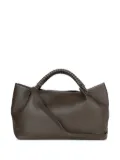 VISONA` MIA pebble-leather handbag - Brown