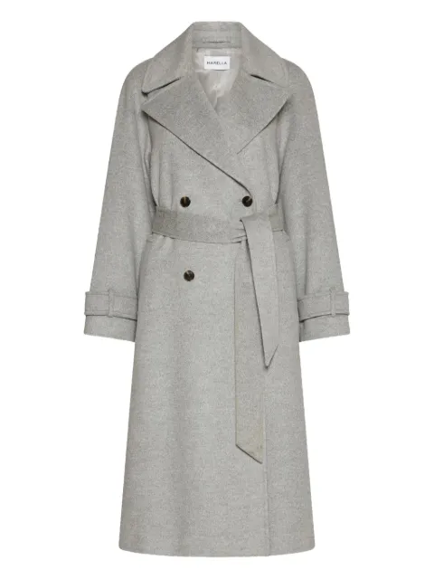 Marella Tenna belted double-breasted coat