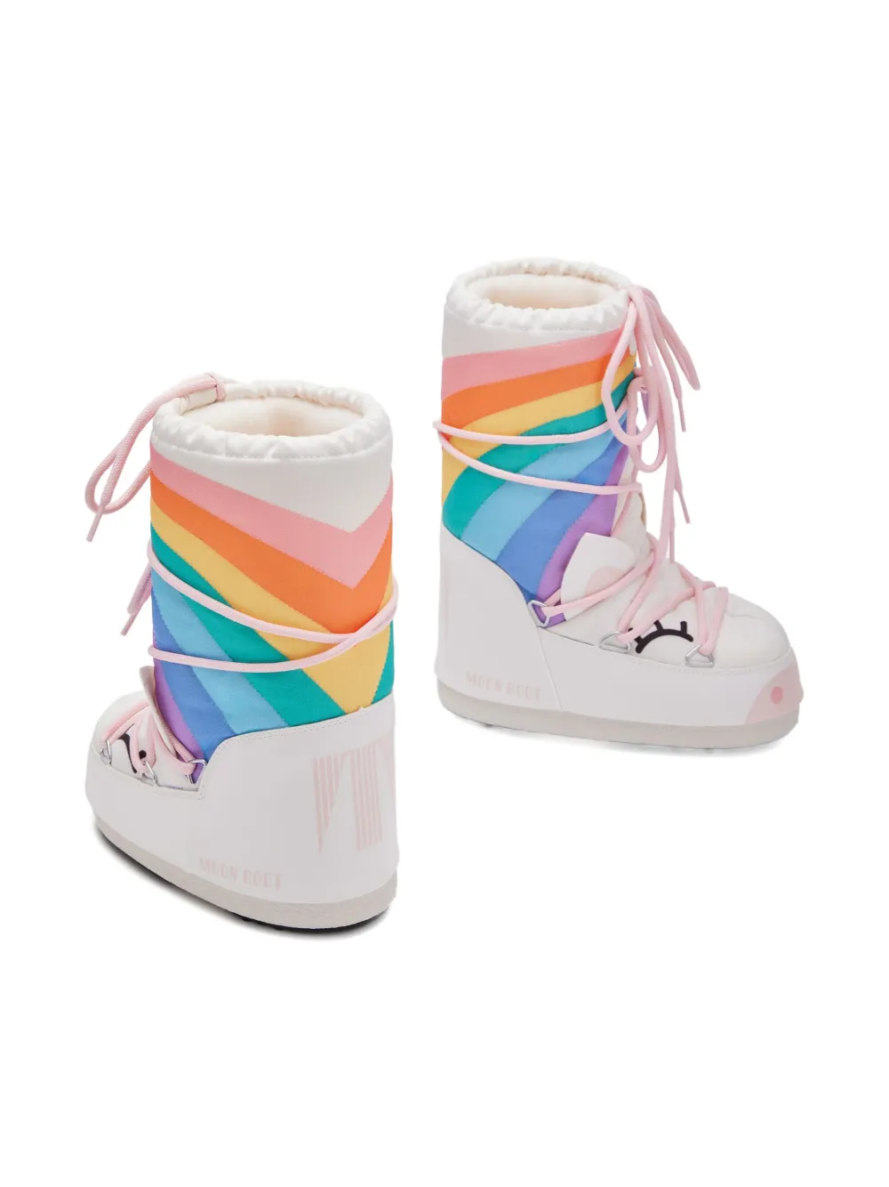 Moon Boot Kids Icon Unicorn laarzen Wit