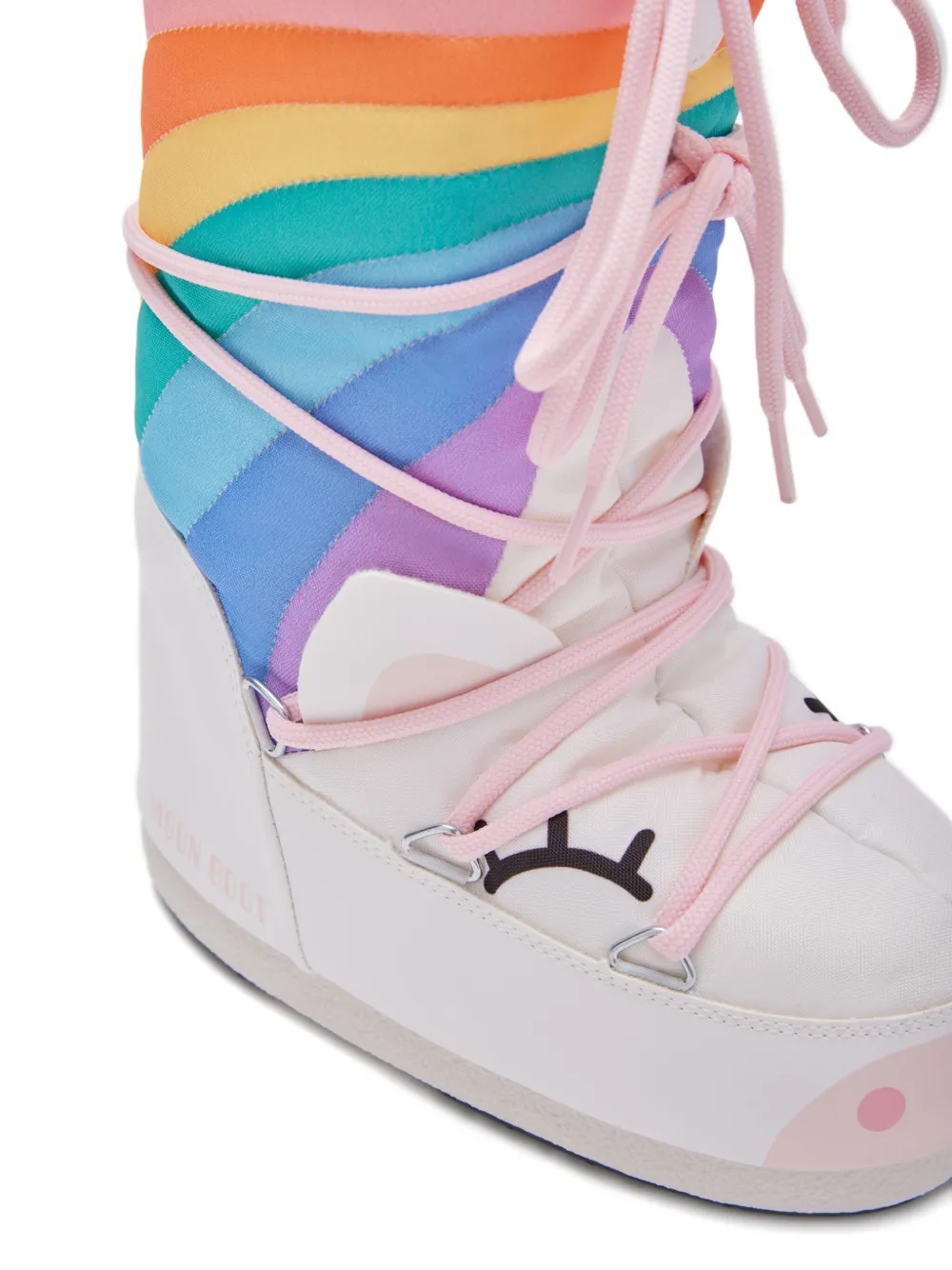 Moon Boot Kids Icon Unicorn laarzen Wit