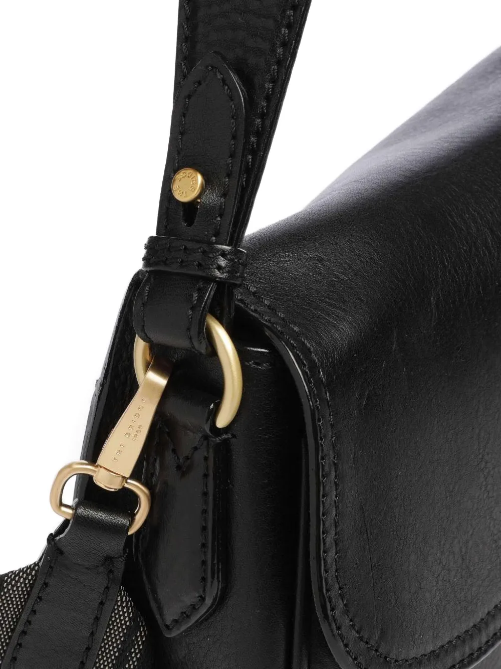 The Bridge Isadora Logo Strap Tote Bag In Burgundy