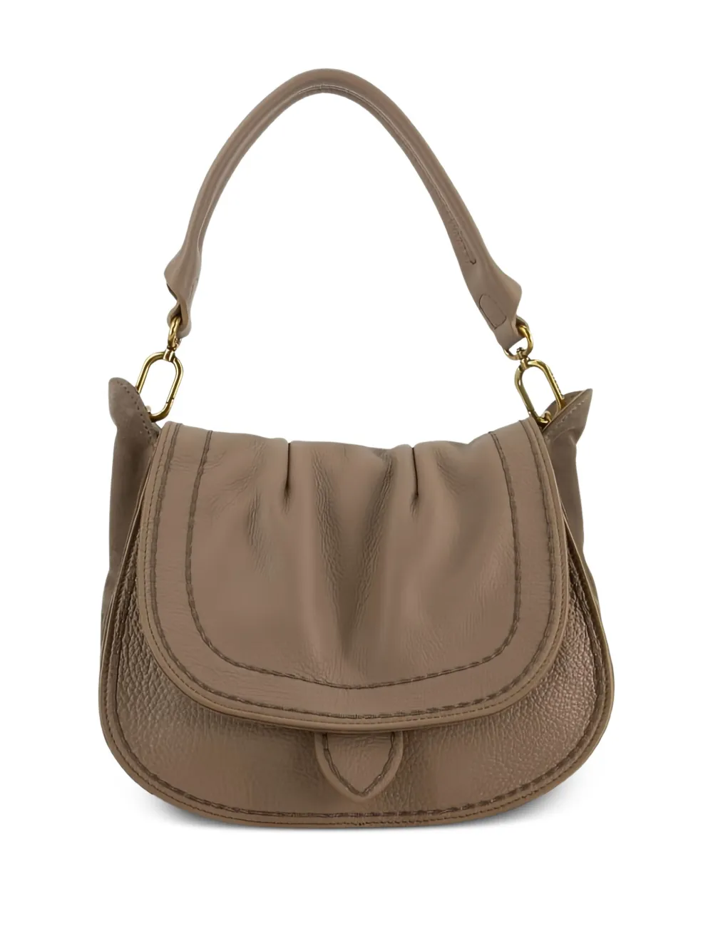 VISONA` Sella leather shoulder bag | Brown | Image 1