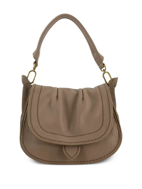 VISONA` Sella leather shoulder bag