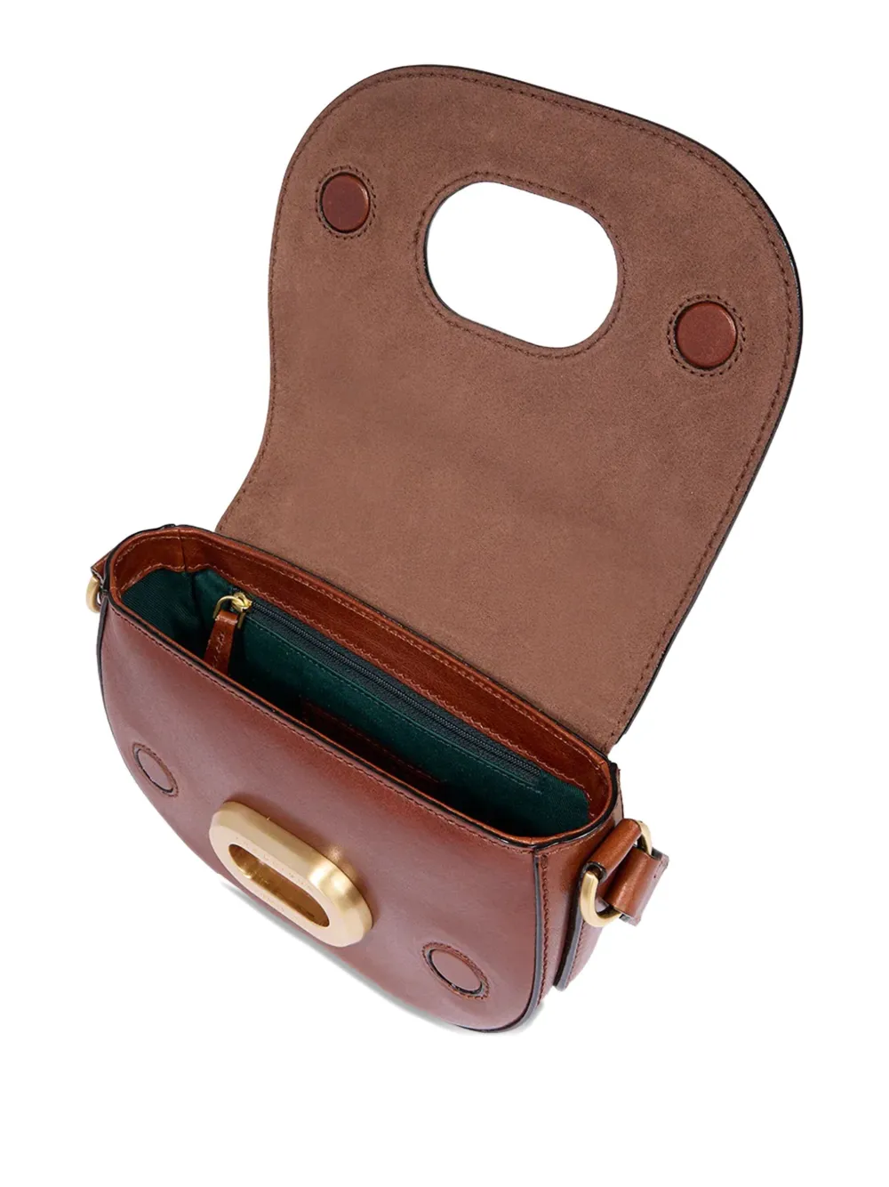 The Bridge Leather Shoulder Bag In Brown