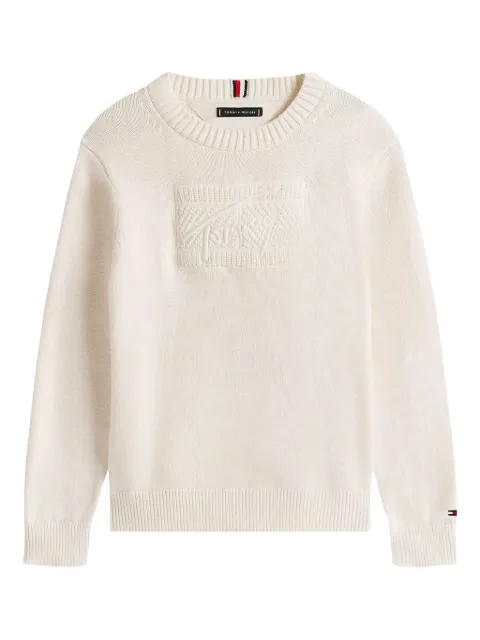 Tommy Hilfiger Junior jersey con logo en relieve