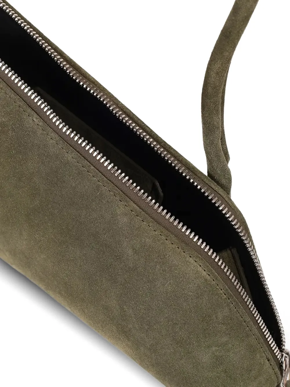 The Attico Sunrise leren schoudertas Groen